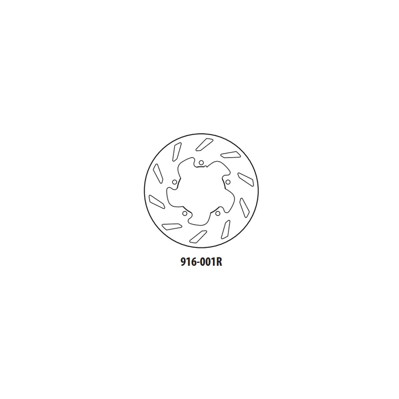 Brzdový kotouč GOLDFREN 916-001R zadní 175 mm Víkendová Akce