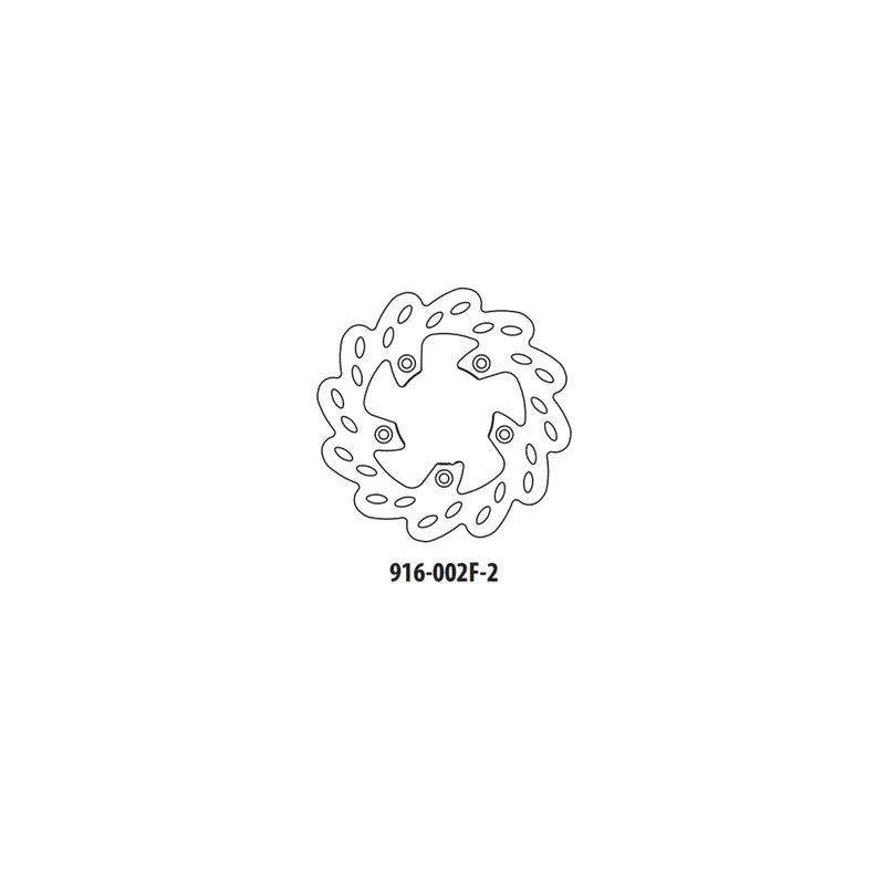 Brzdový kotouč GOLDFREN 916-002F-2 přední 173,5 mm Akční Cena