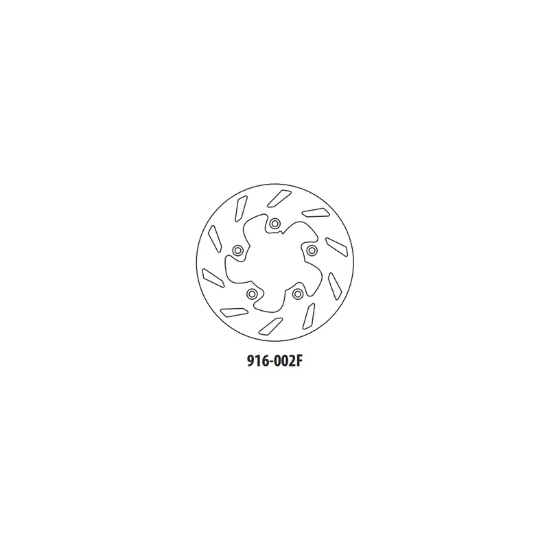 Ověřený Brzdový kotouč GOLDFREN 916-002F přední 173,5 mm