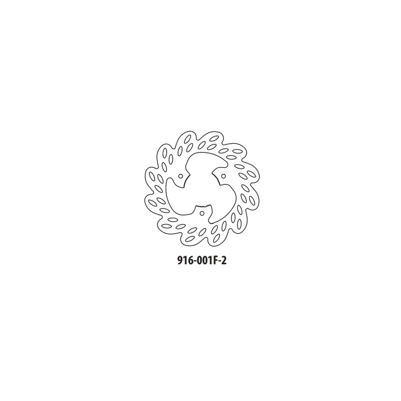 Časově Omezené Brzdový kotouč GOLDFREN 916-001F-2 přední 190 mm