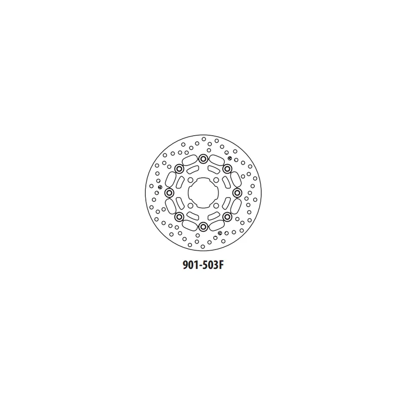 Přímo Od Výrobce Brzdový kotouč GOLDFREN 901-503F přední 249 mm