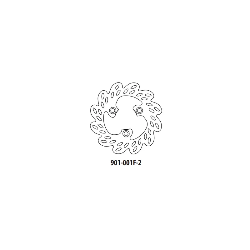 Omezená Nabídka Brzdový kotouč GOLDFREN 901-001F-2 přední 190 mm