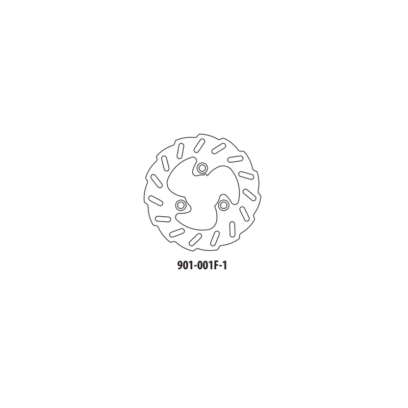 Profesionální Brzdový kotouč GOLDFREN 901-001F-1 přední 190 mm