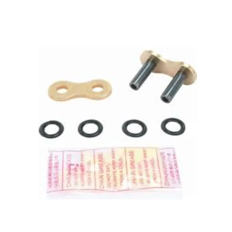 Omezená Nabídka Nýtovací spojka řetězu D.I.D Chain 525VX3 ZJ Zlatá/Černá