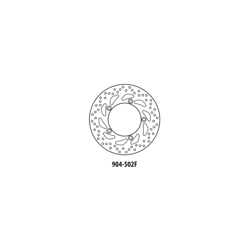 Brzdový kotouč GOLDFREN 904-502F přední 260 mm Víkendová Akce