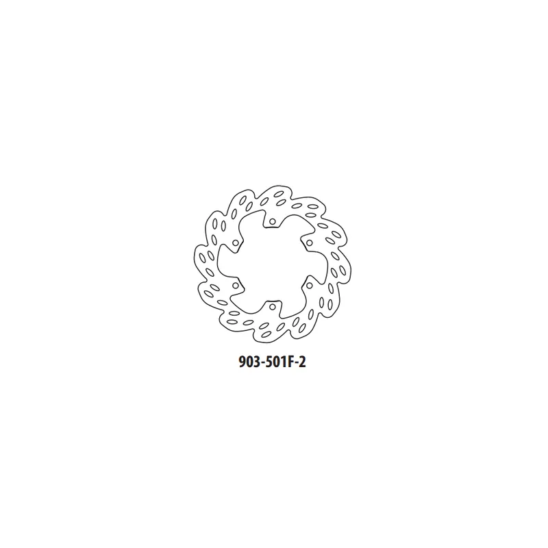 Brzdový kotouč GOLDFREN 903-501F-2 přední 245 mm Hit Sezóny