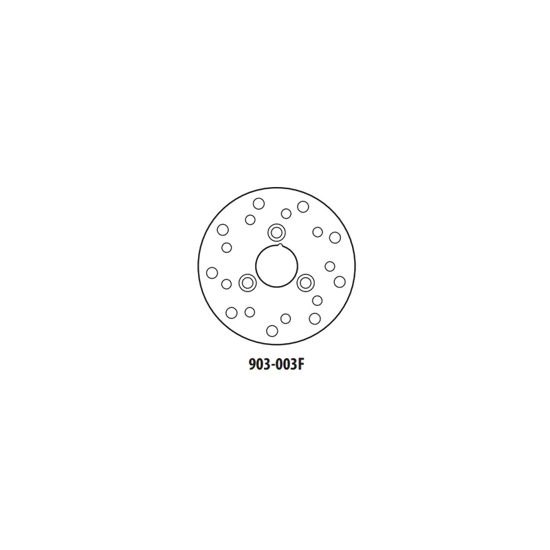 Omezená Nabídka Brzdový kotouč GOLDFREN 903-003F přední 155 mm