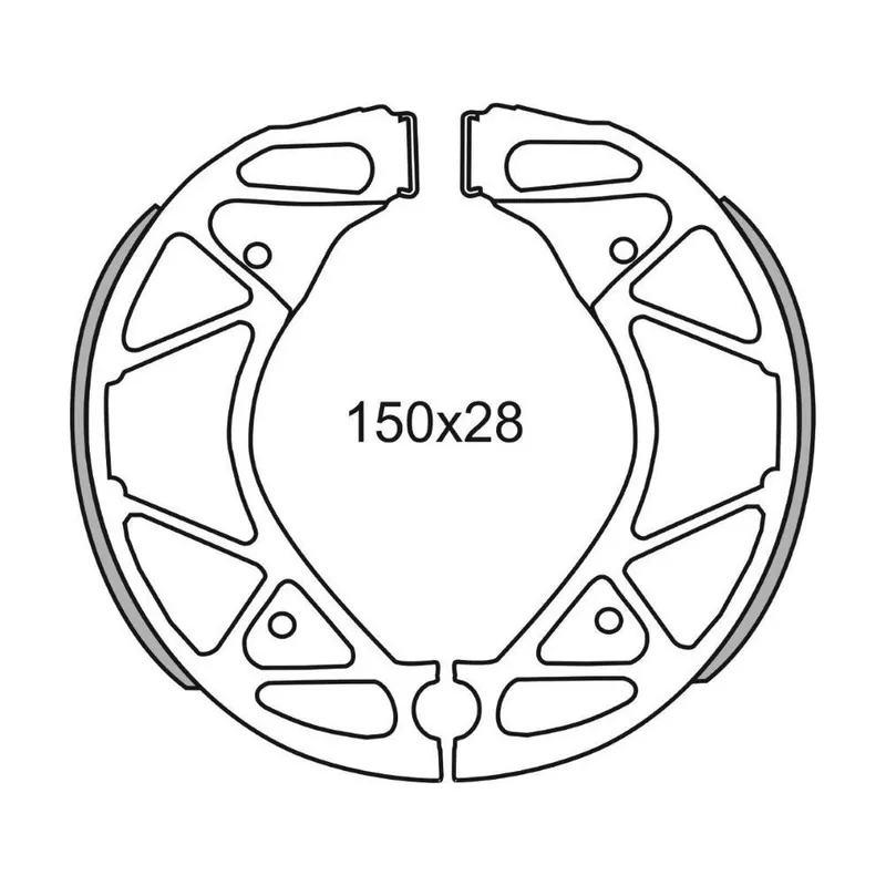 Brzdové čelisti FERODO 225129258 Profesionální