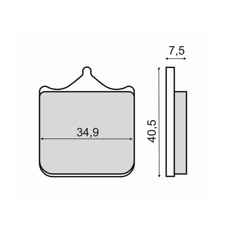 Kup Teď Brzdové destičky RMS 225102860 organické