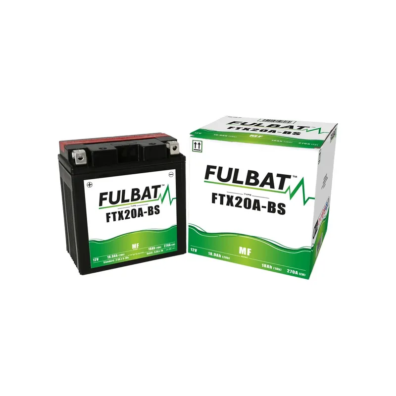Bezúdržbová motocyklová baterie FULBAT FTX20A-BS (YTX20A-BS) Must-Have