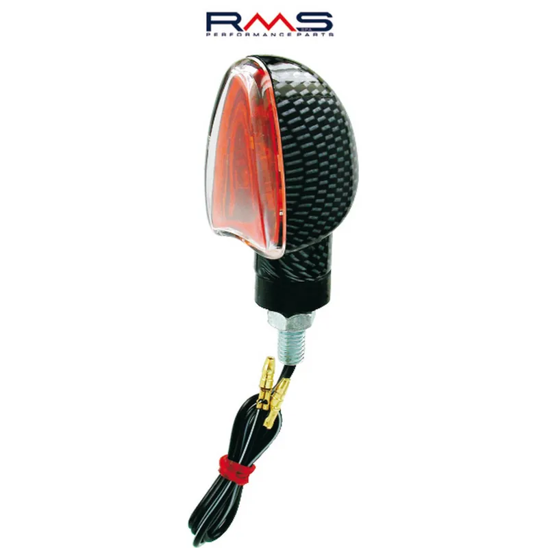 Blinkr RMS 246480020 karbonový vzhled, průhledné sklo Homologace Levný