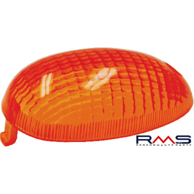 Super Cena Sklo blinkru - levé přední RMS 246470060 oranžová Homologace