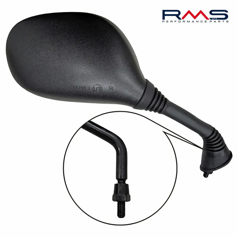 Vysoce Kvalitní Zpětné zrcátko RMS 122770370 pravý černý