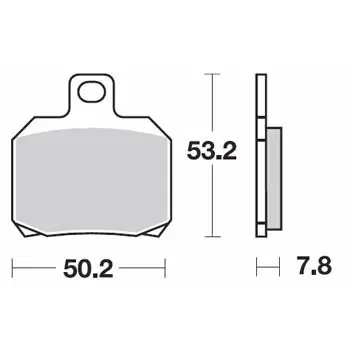 Výhodná Nabídka Brzdové destičky SBS zadní YAMAHA X-Max 125 Sport rok 11-12