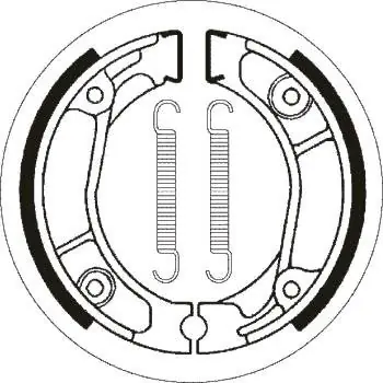 Výprodej Brzdové pakny MR3 zadní HONDA XR 125 L rok 03-06, 06-15