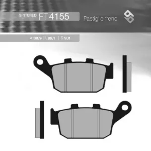 Akční Cena Brzdové destičky MR3 zadní KAWASAKI Z 800 rok 13-16