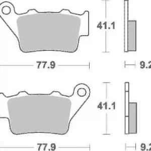 Akce Brzdové destičky Brembo zadní BMW M 1000 R rok 23-24