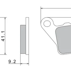 Aktuální Brzdové destičky NISSIN zadní KTM 640 LC4 Duke rok 03-06