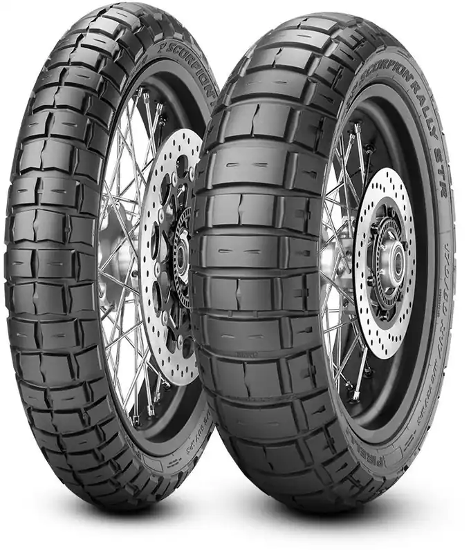 Trendový PIRELLI 110/80-14 SCORPION RALLY STR 53P TL M/C M+S PŘEDNÍ DOT 2025