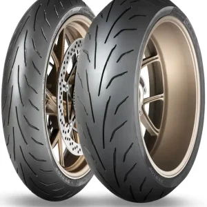 Dokud Zásoby Vydrží DUNLOP SET PNEUMATIK (637484/25) 120/70ZR17 SPMAX QUALIFIER CORE (58W) TL PŘEDNÍ DOT 2025 + (637804/25) 190/50ZR17 SPMAX QUALIFIER CORE (73W) TL ZADNÍ DOT 2025