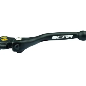 SCAR nový závodní spojková páčka (OEM) KAWASKI KX250 12-26, KX450 19-26 barva černá Expresní Doručení