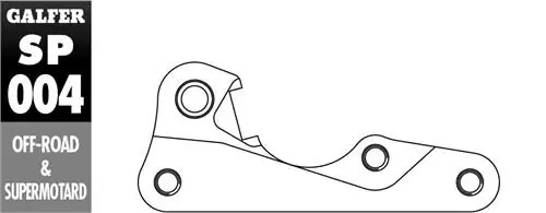 GALFER adaptér brzdového kotouče 270mm YAMAHA WR/YZ 125 `01-07 YZF 250/426/450 01-07 WRF 250/426/450 00-15 Must-Have