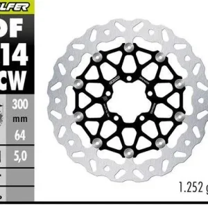 Poslední Šance GALFER přední brzdový kotouč KTM 990 DUKE 24- (WAVE FLOATING) (300X64X5mm)