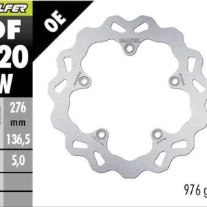 Zlevněný GALFER brzdový kotouč zadní BMW R 1200GS ADVENTURE 13-; R 1200GS/R/RS/RT 13-; 1250GS ADVENTURE 19-; R1250 GS/R/RS/RT 19 (WAVE DISC) (276X136,5X5mm)