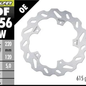 Nejlepší Volba GALFER brzdový kotouč zadní BMW HP 4 12-; M 1000R 21-; S 1000 R 14-23; S 1000RR 09-20 (WAVE FIXED) (220X120X5mm)