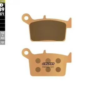 Kup Teď GALFER brzdové destičky sintrované barva zlatá STREET SWM zadní