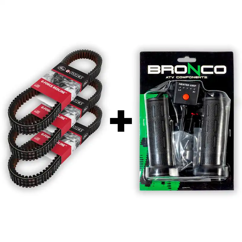 GATES set hnací řemen X 3+ řazení (gripy) vyhřívané - ATV G-FORCE (937X36X14,4mm) CF MOTO 400/500/600 X5/X6/CFORCE/TRAIL TRACKER/SNYPER/SWAT/UFORCE/ZFORCE 08-20 (40G3569) Must-Have