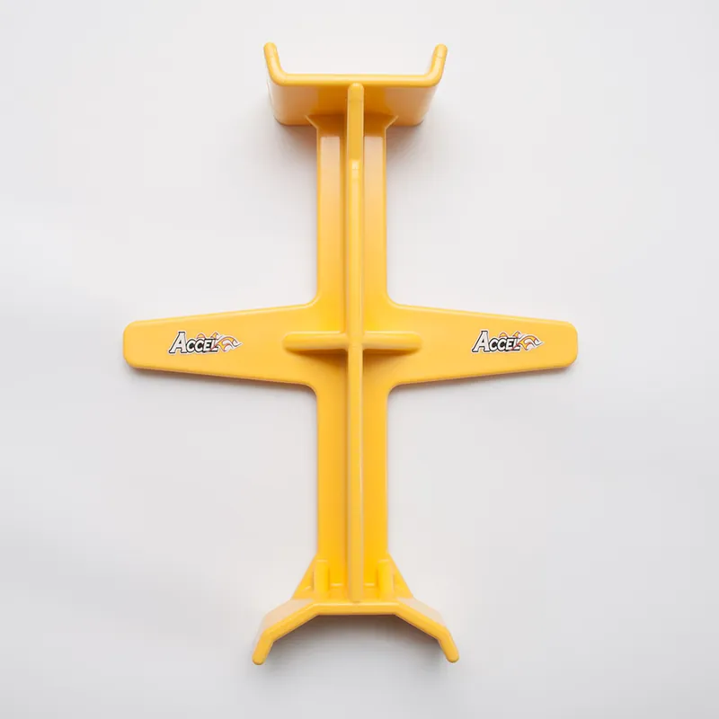 ACCEL přepravní zámek tlumiče výška 29cm barva žlutá Víkendová Akce