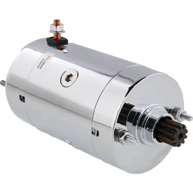 ARROWHEAD (JN) startér HARLEY-DAVIDSON FLH ELECTRA GLIDE 66-81, FLHT ELECTRA GLIDE 82-88, FLHTC ELECTRA GLIDE CLASSIC 82-88, FLHTC SPECIAL 86-88, FLST HERITAGE SOFTAIL 86-88, FLT TOUR GLIDE 80-83, XLS roadster 79-80 chromovaný (SHI0011-C) Top Prodej