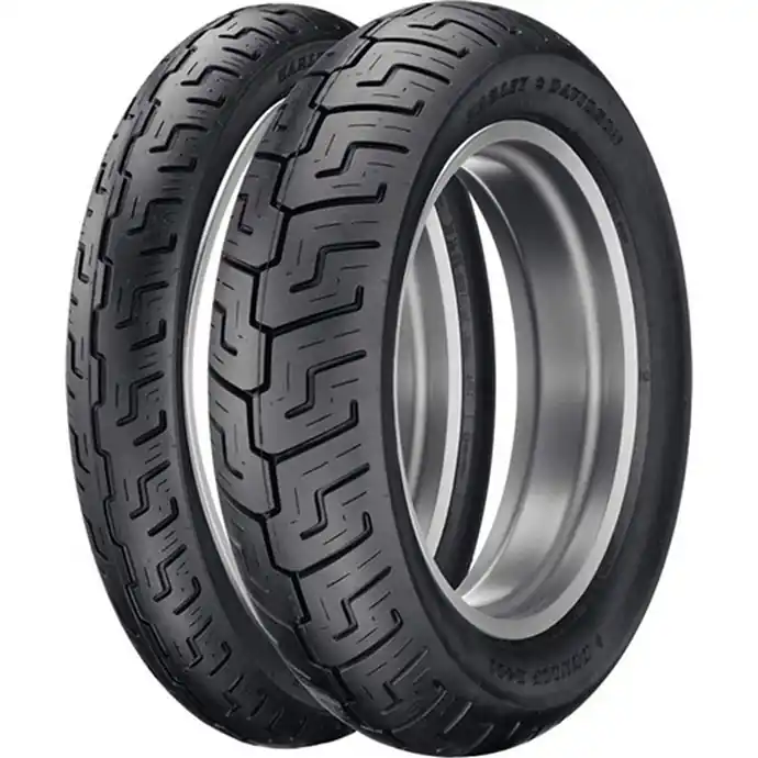 DUNLOP 100/90-19 D401 57H TL PŘEDNÍ WWW BÍLÁ STRANA HARLEY-DAVIDSON DOT 2024 Objednat Nyní