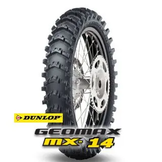 DUNLOP 110/100-18 GEOMAX MX14 64M TT ZADNÍ DOT 2025 Finální Výprodej
