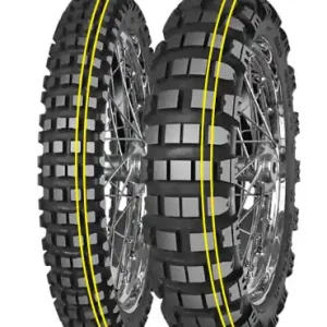 MITAS 130/80B18 ENDURO TRAIL XT+ DAKAR (DVOJITÝ žlutý PASEK) 72R M+S ZADNÍ TL TT DOT 2025 (náhrada:70000490) (460126) Výprodej
