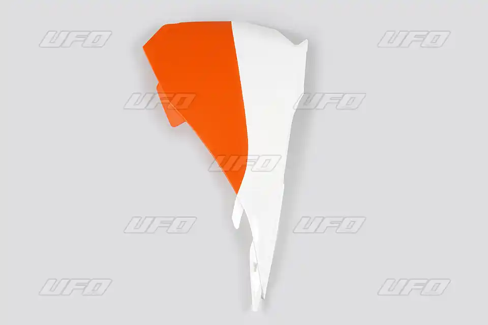 UFO kryty vzduchového filtru KTM SX 85 13-17 (1 kus levý) barva (bílá/oranžová) Nakupujte Hned