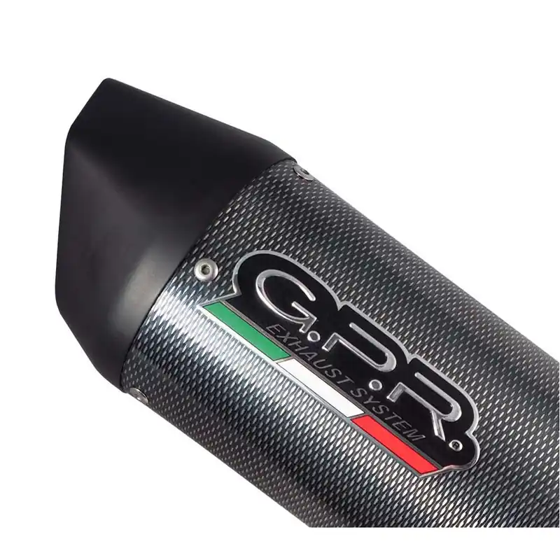 Dual slip-on exhaust GPR FURORE K.154.FUPO Matte Black including removable db killers and link pipes Značkový