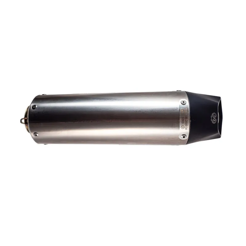Must-Have Slip-on exhaust GPR GPE ANN. K.128.GPAN.TO Brushed Titanium including removable db killer and link pipe