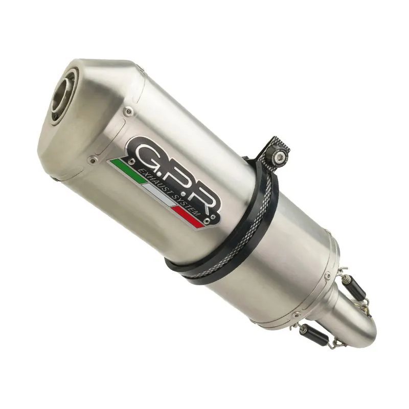 Exkluzivní Slip-on exhaust GPR SATINOX H.205.SAT Brushed Stainless steel including removable db killer and link pipe