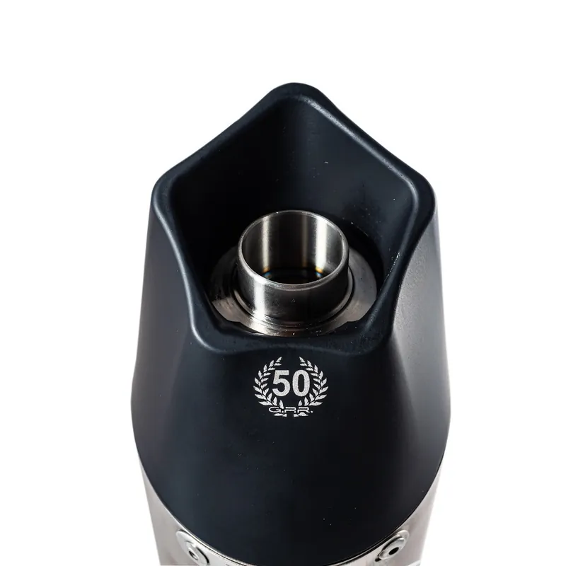 Slip-on exhaust GPR GPE ANN. H.161.GPAN.TO Brushed Titanium including removable db killer and link pipe Výprodej