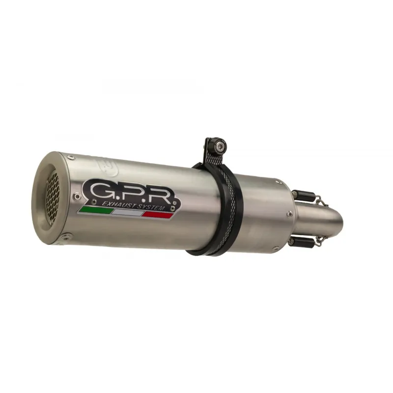Nejlepší Cena Slip-on exhaust GPR M3 E4.H.243.M3.INOX Brushed Stainless steel including removable db killer and link pipe