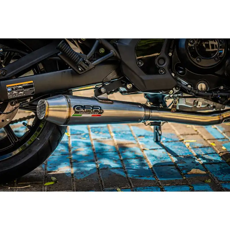 Dokud Zásoby Vydrží Výfuk kompletní GPR ULTRACONE E4.CO.K.172.CAT.ULTRA Brushed Stainless steel including removable db killer and catalyst