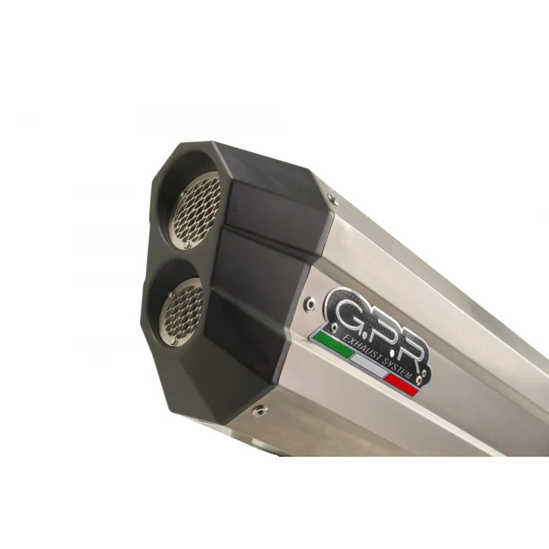 Oblíbený Slip-on exhaust GPR SONIC E4.BM.99.SOTIT Brushed Titanium including removable db killer and link pipe