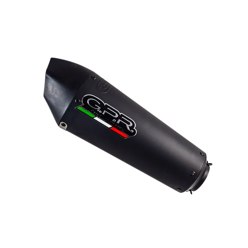 Slip-on exhaust GPR GPE ANN. CAN.1.GPAN.BLT Titanium Matte Black including removable db killer and link pipe Akce