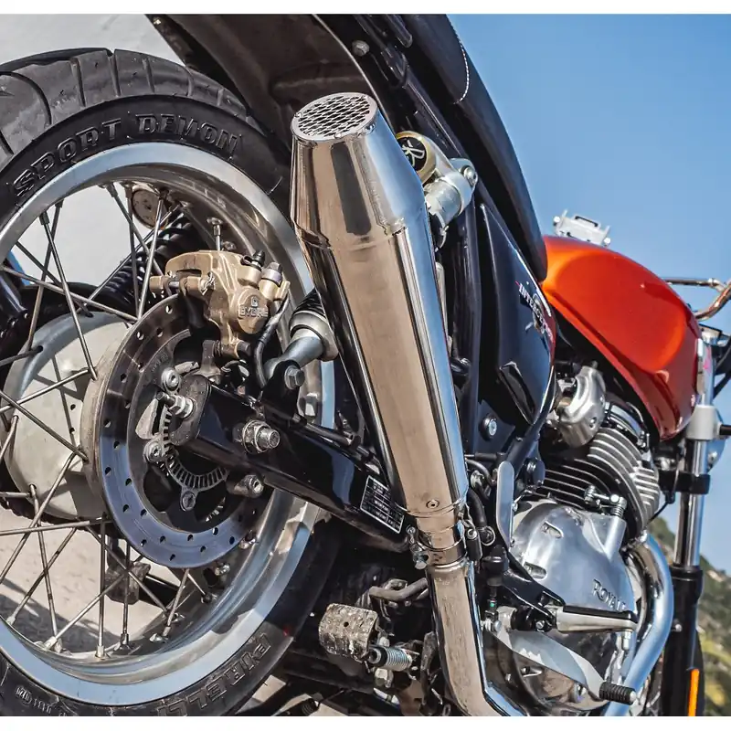 Cenová Bomba Universal silencer GPR ULTRACONE CAFÉ RACER CAFE.43.ULTRA Brushed Stainless steel without link pipe