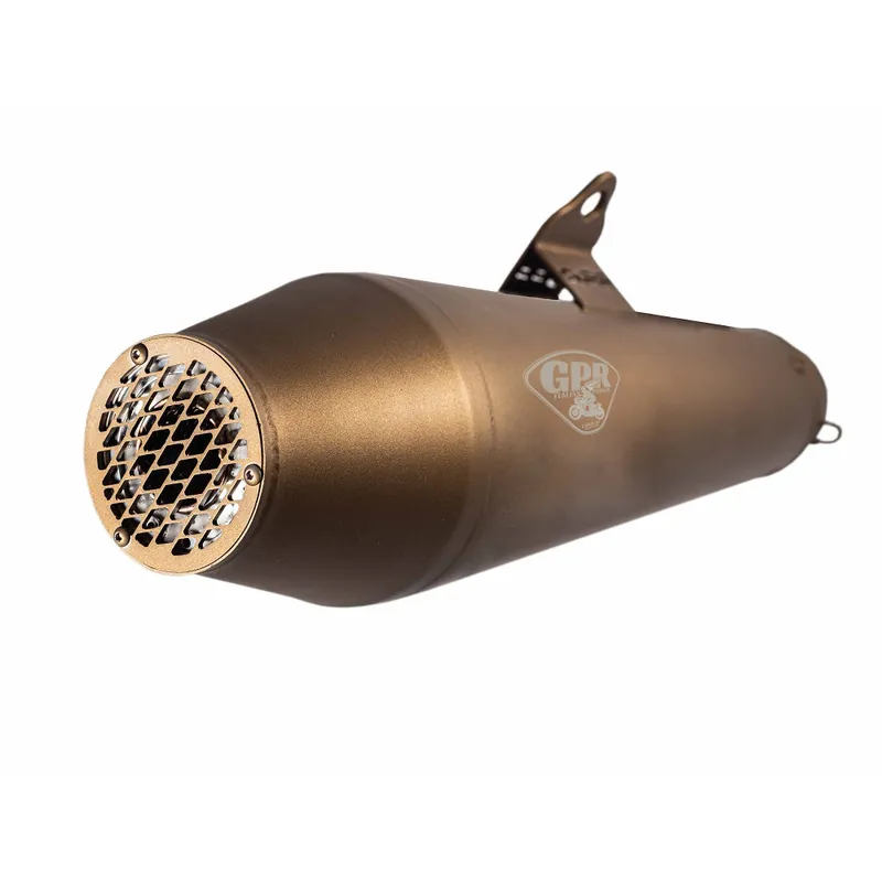 Cenová Bomba Universal silencer GPR ULTRACONE CAFÉ RACER CAFE.41.ULTBRZ Bronze without link pipe
