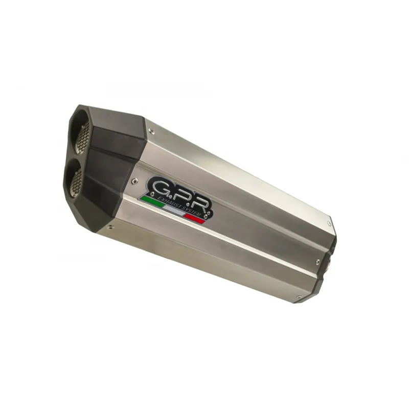 Slip-on exhaust GPR SONIC BM.66.1.SOTIT Brushed Titanium including removable db killer and link pipe Odeslání Ihned