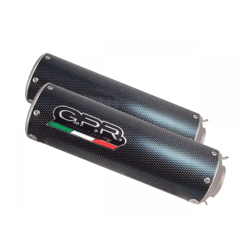 Finální Výprodej Dual slip-on exhaust GPR M3 A.34.M3.PP Brushed Stainless steel including removable db killers and link pipes
