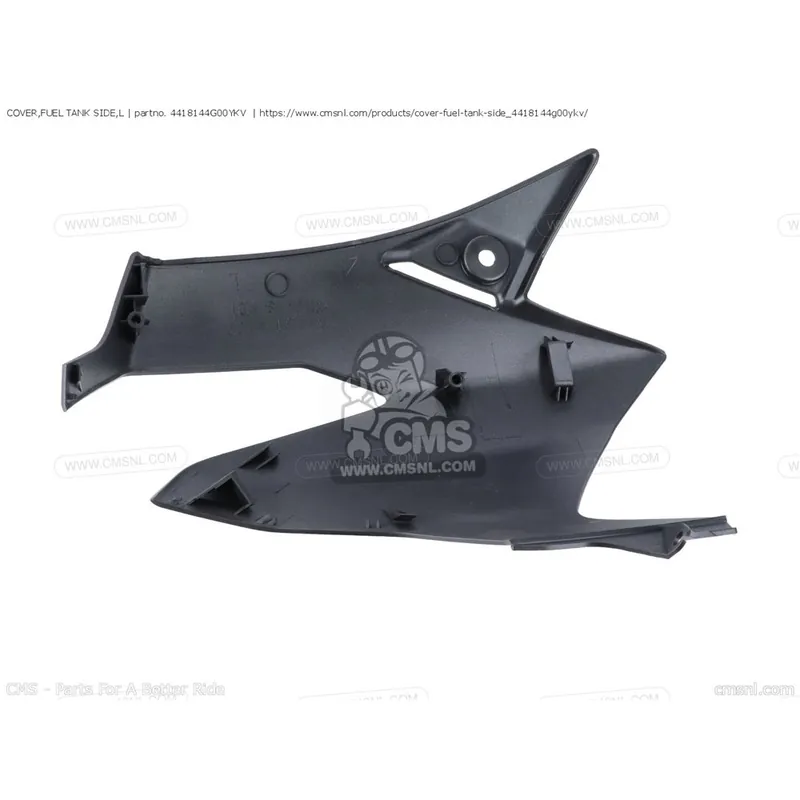 Plast nádrže Suzuki GSR 600 levý 2006-2008 originální díl 44181-44G00-YKV- černá Levný